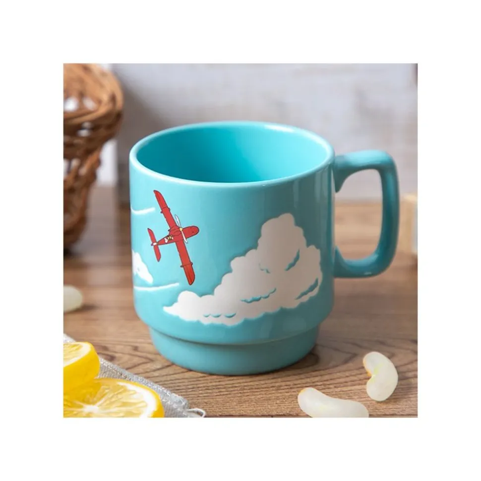 Coloful Embossed Mug Savoia - Porco Rosso