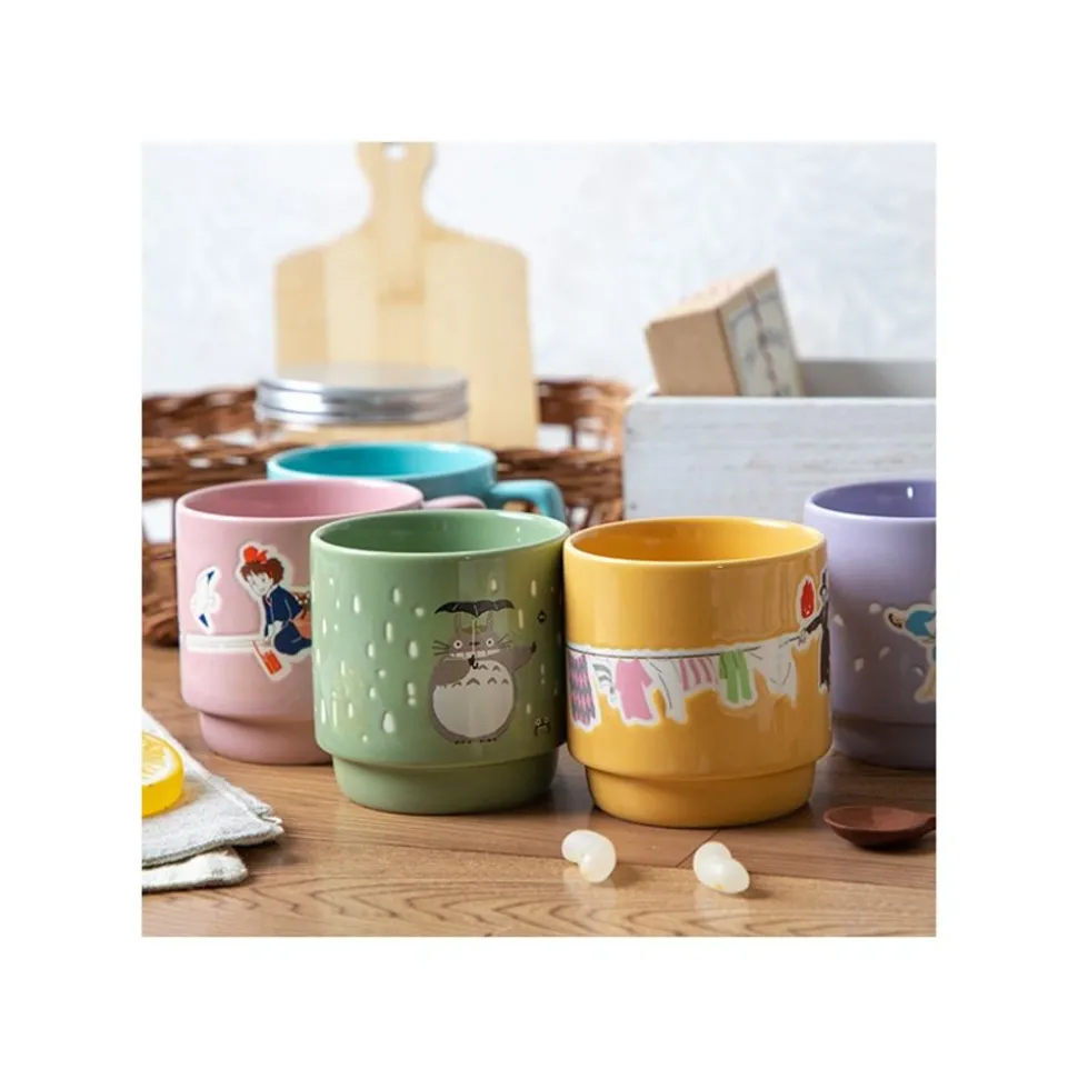 Coloful Embossed Mug Savoia - Porco Rosso