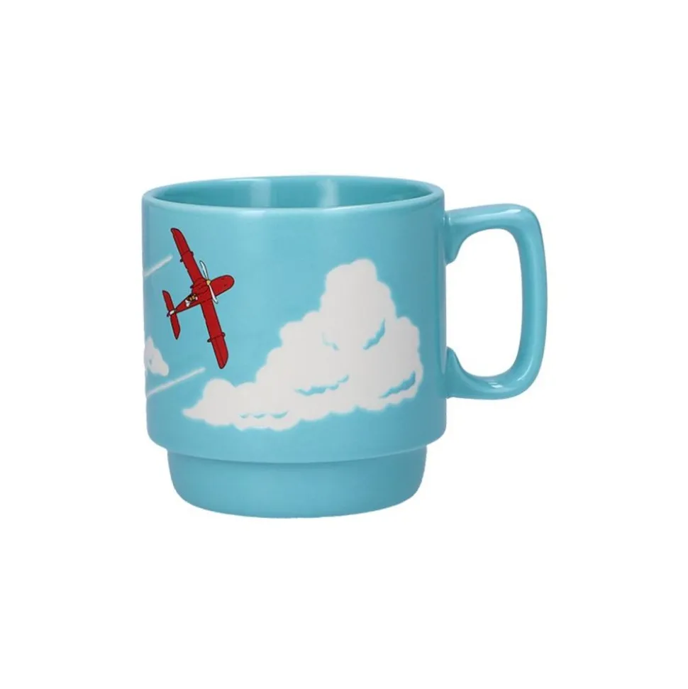 Coloful Embossed Mug Savoia - Porco Rosso