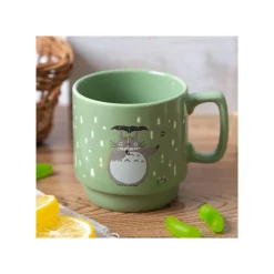 Coloful Embossed Mug Totoro Holding Umbrella - My Neighbor Totoro