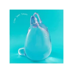 Crystal Figurine Transparent Small Totoro Purple - My Neighbor Totoro