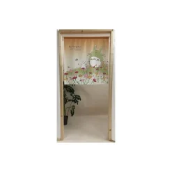Curtains Flowers Totoro - My Neighbor Totoro