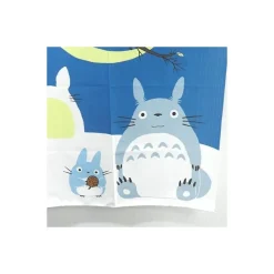 Curtains Totoro Winter Sky - My Neighbor Totoro