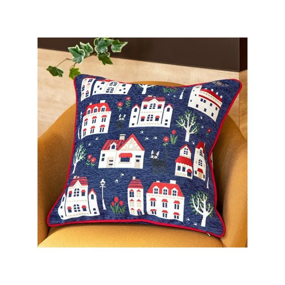 Cushion Jiji Houses 45 X 45 Cm - Kiki'S Delivery Service