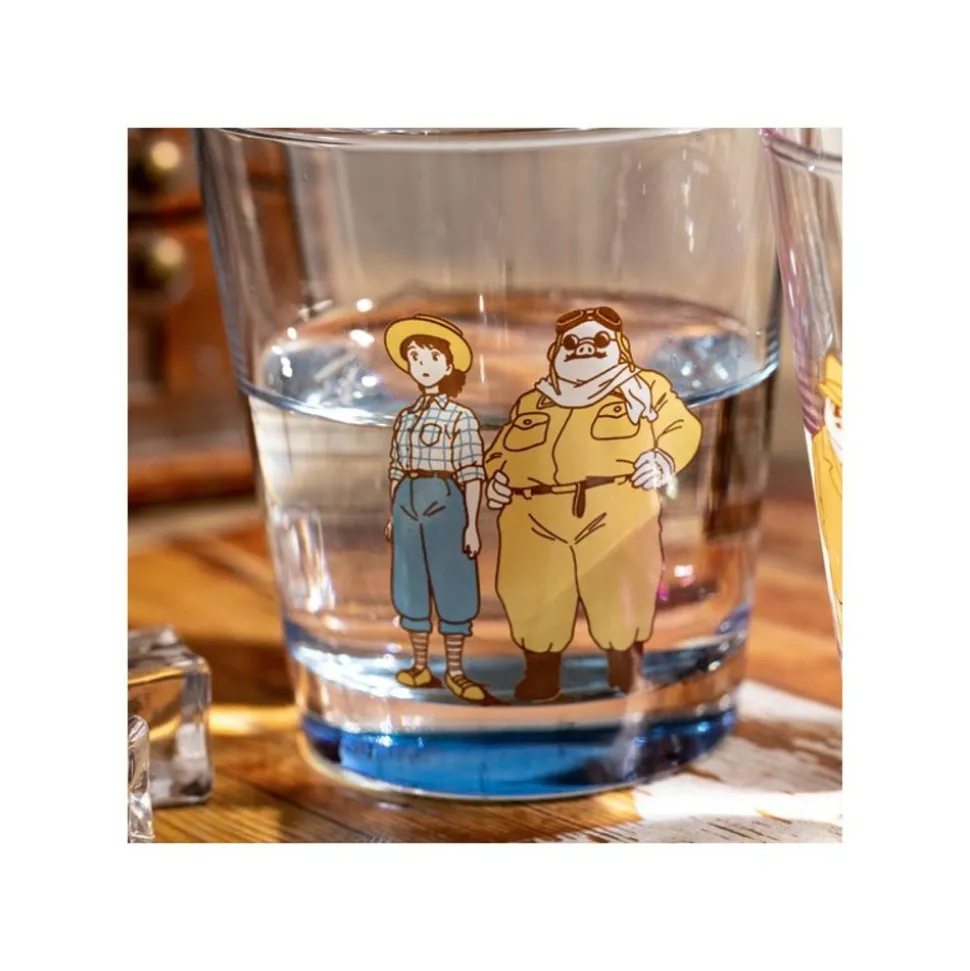 Decorated Glass Marco & Fio - Porco Rosso