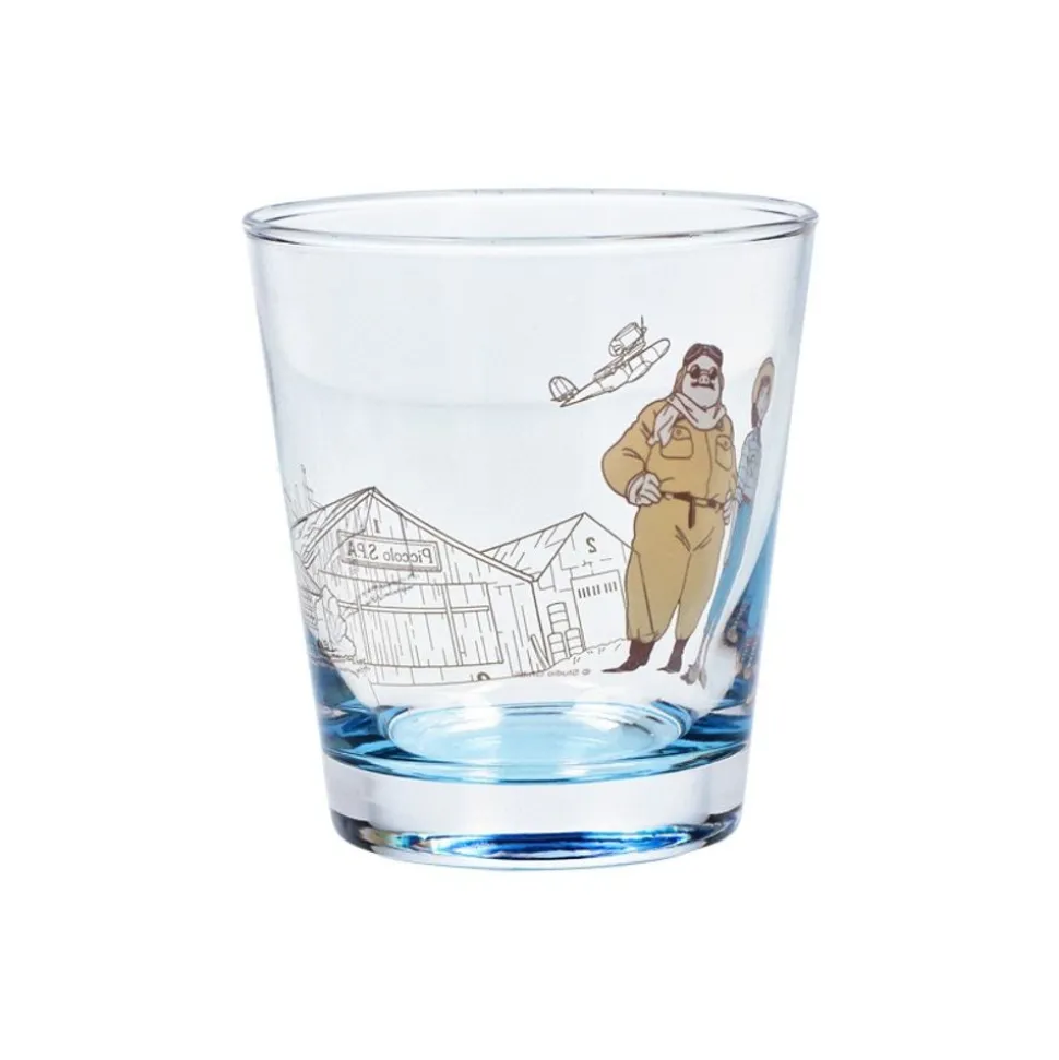 Decorated Glass Marco & Fio - Porco Rosso