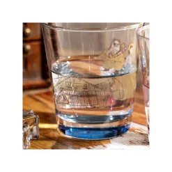 Decorated Glass Marco & Fio - Porco Rosso
