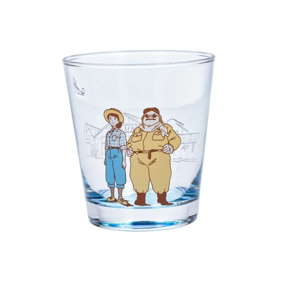Decorated Glass Marco & Fio - Porco Rosso