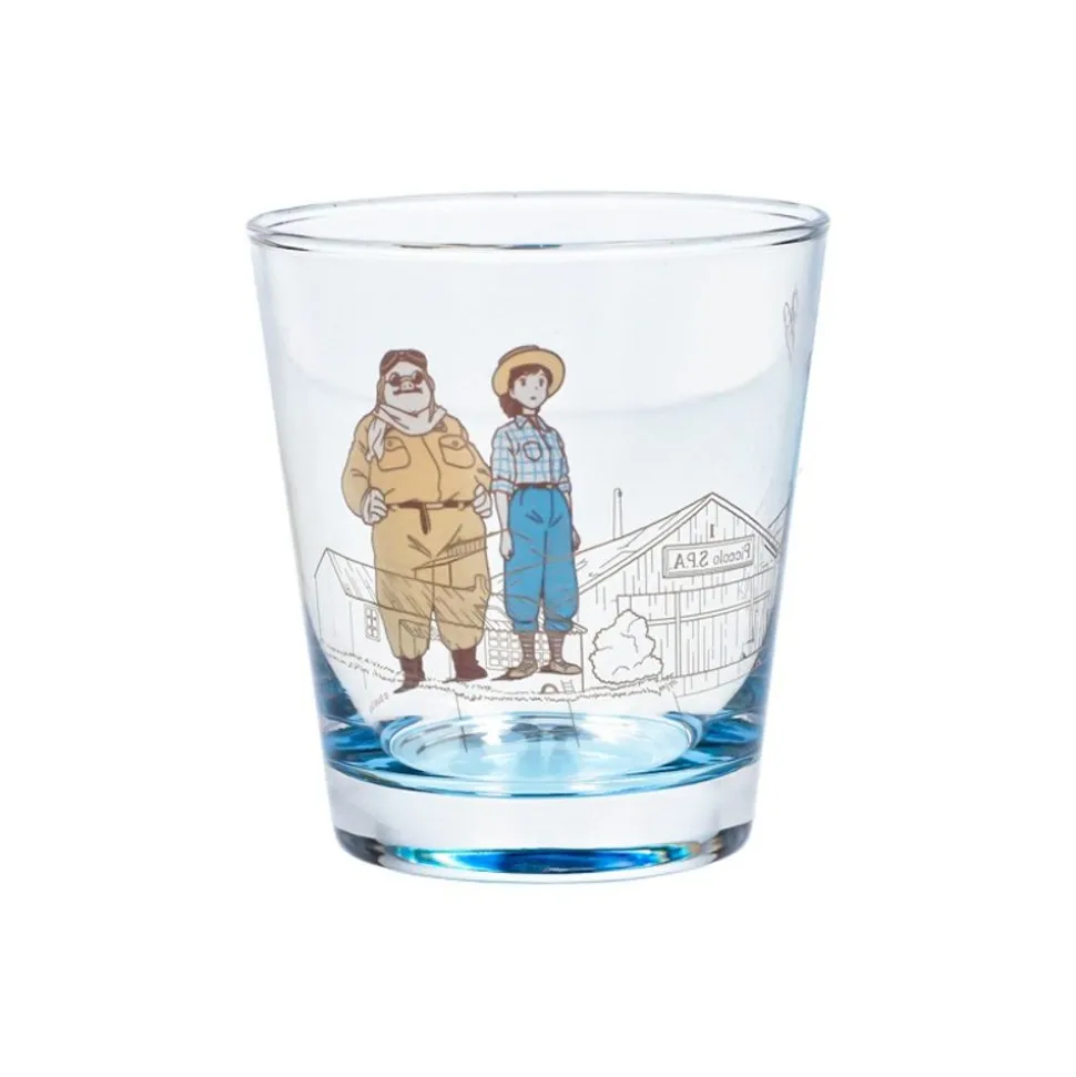 Decorated Glass Marco & Fio - Porco Rosso