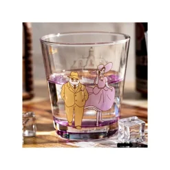 Decorated Glass Marco & Gina - Porco Rosso
