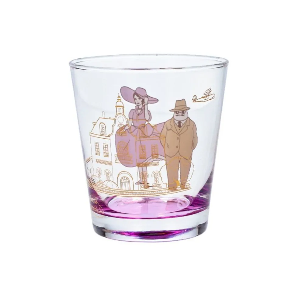 Decorated Glass Marco & Gina - Porco Rosso