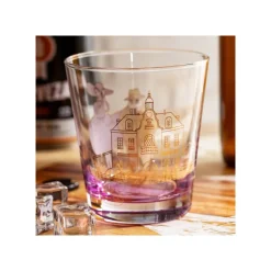 Decorated Glass Marco & Gina - Porco Rosso