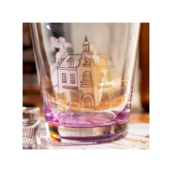 Decorated Glass Marco & Gina - Porco Rosso