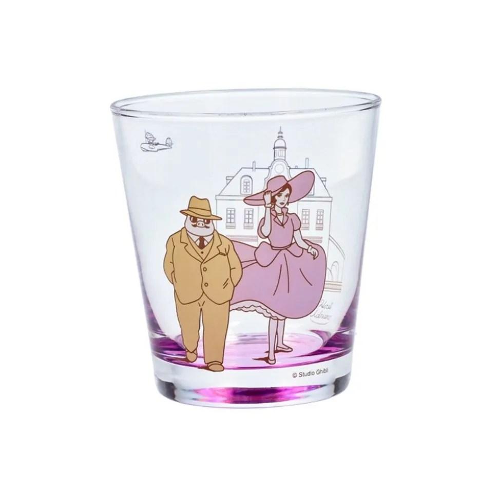 Decorated Glass Marco & Gina - Porco Rosso