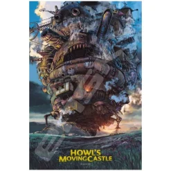 Deluxe Foil Puzzle 1000P Movie Poster - Howl'S Moving Castle