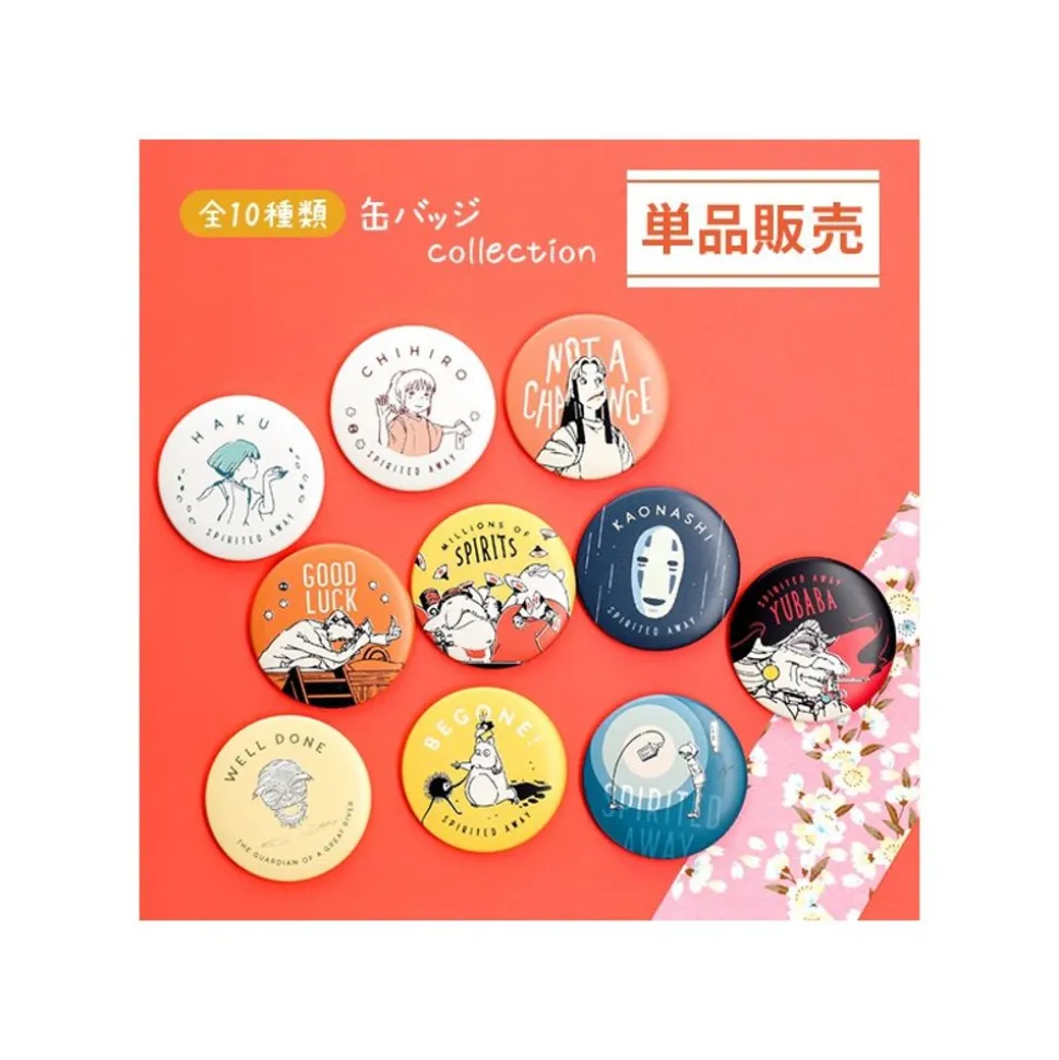 Display Of 10 Chihiro Anniversary Badges - Spirited Away