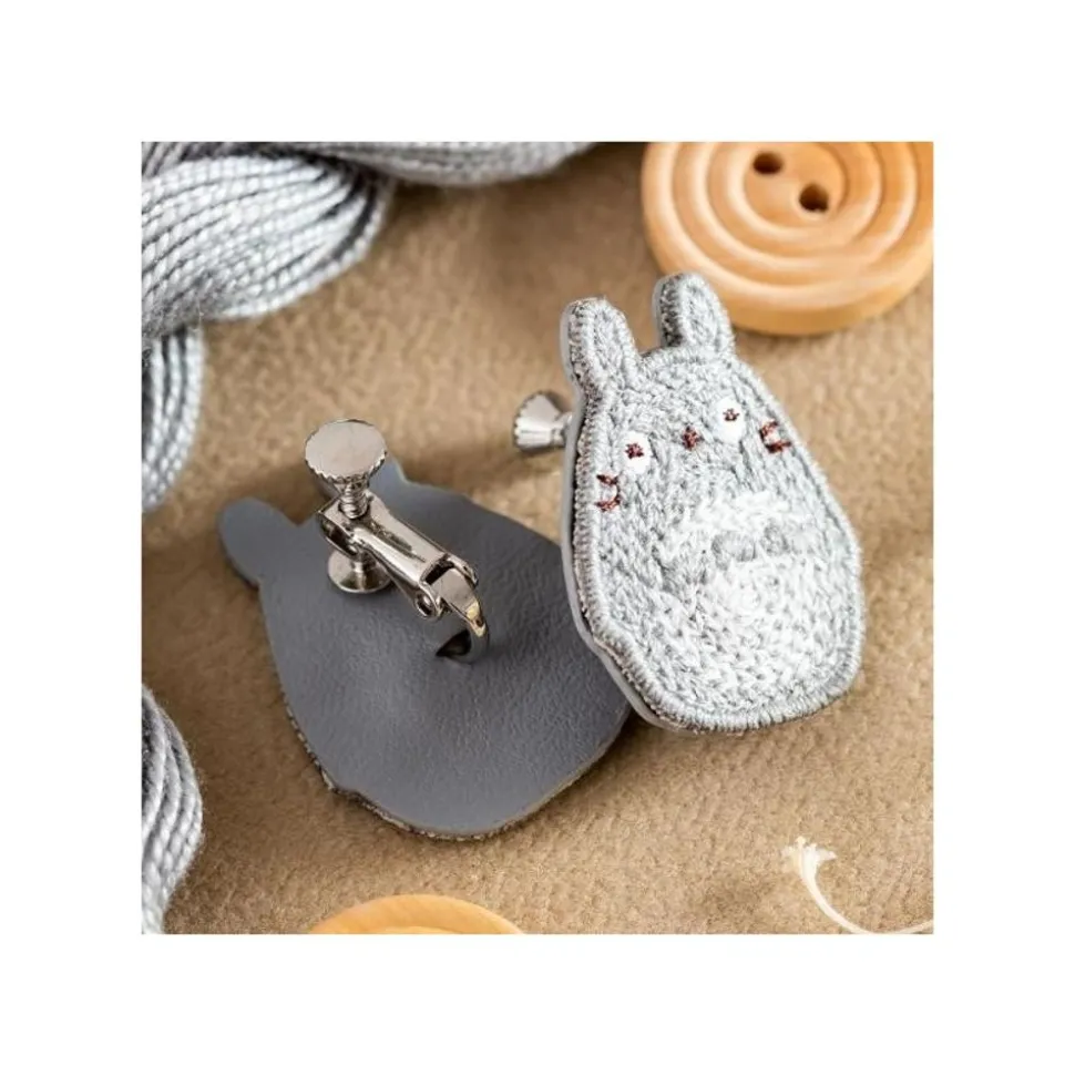 Earrings Embroidery Serie Totoro - My Neighbour Totoro
