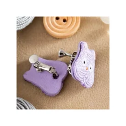 Earrings Embroidery Serie Boh Mouse - Sprited Away