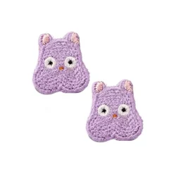 Earrings Embroidery Serie Boh Mouse - Sprited Away