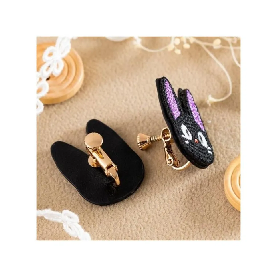 Earrings Embroidery Serie Jiji - Kiki'S Delivery Service