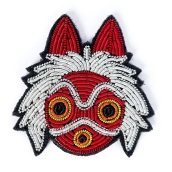 Embroidered Jewel Brooch San'S Mask - Princess Mononoke