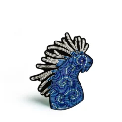 Embroidered Jewel Brooch Night Walker - Princess Mononoke