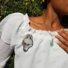 Embroidered Jewel Brooch Moro - Princess Mononoke