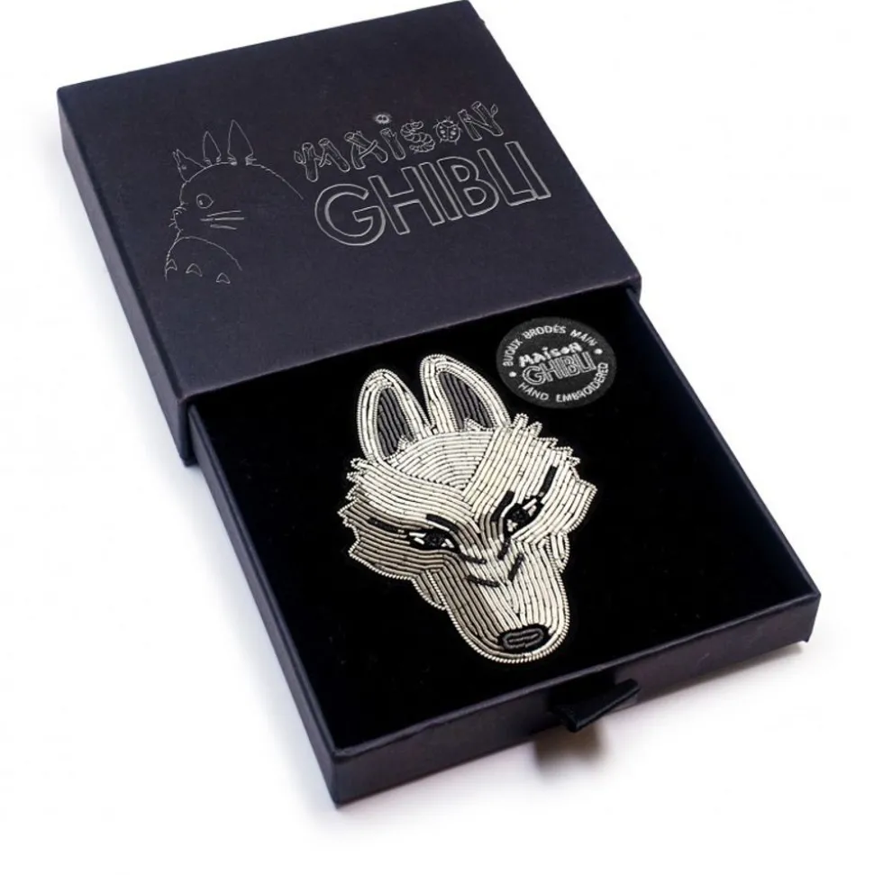 Embroidered Jewel Brooch Moro - Princess Mononoke