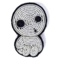 Embroidered Jewel Brooch Seated Kodama - Princess Mononoke