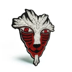 Embroidered Jewel Brooch Great Forest Spirit - Princess Mononoke