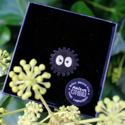 Embroidered Jewel Brooch Soot Sprite - My Neighbor Totoro