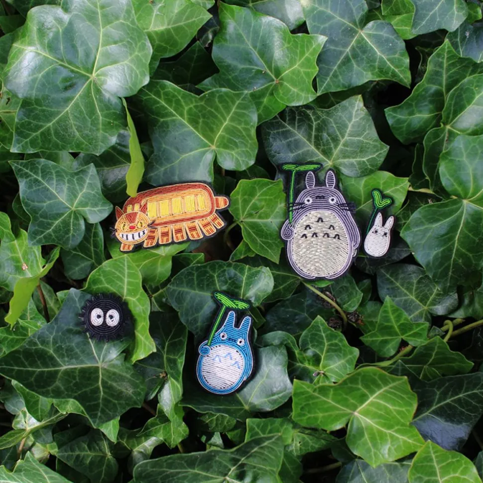 Embroidered Jewel Brooch Soot Sprite - My Neighbor Totoro