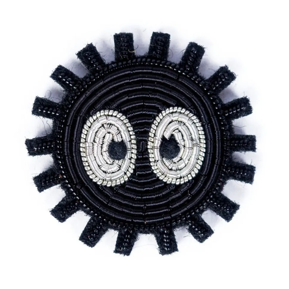 Embroidered Jewel Brooch Soot Sprite - My Neighbor Totoro
