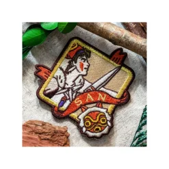 Embroidery Badge Sticker San - Princess Mononoke