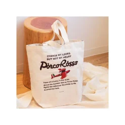 Embroidery Canvas Tote Bag Savoia - Porco Rosso