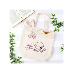 Embroidery Canvas Tote Bag The Path Of Twos - Whisper Of The Heart
