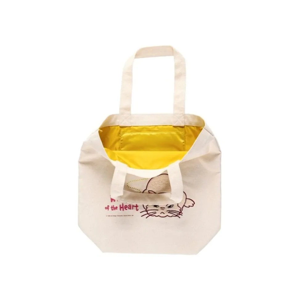 Embroidery Canvas Tote Bag The Path Of Twos - Whisper Of The Heart