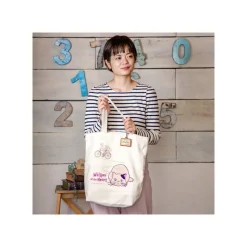 Embroidery Canvas Tote Bag The Path Of Twos - Whisper Of The Heart