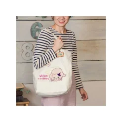 Embroidery Canvas Tote Bag The Path Of Twos - Whisper Of The Heart