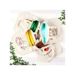 Embroidery Canvas Tote Bag Flying Heen - Howl'S Moving Castle