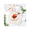Embroidery Canvas Tote Bag Calcifer In A Hurry - Howl'S Moving Castle