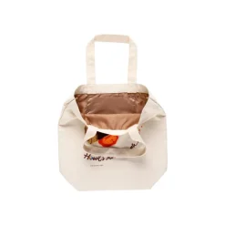 Embroidery Canvas Tote Bag Calcifer In A Hurry - Howl'S Moving Castle