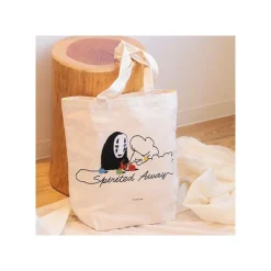 Embroidery Canvas Tote Bag No Face Knitting - Spirited Away
