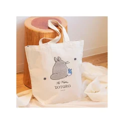 Embroidery Canvas Tote Bag Walking Away - My Neighbor Totoro