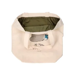 Embroidery Canvas Tote Bag Walking Away - My Neighbor Totoro