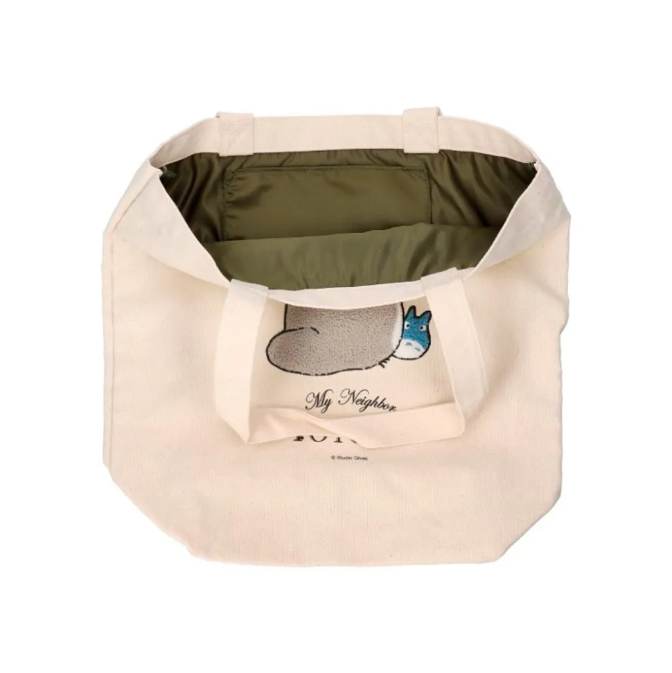 Embroidery Canvas Tote Bag Walking Away - My Neighbor Totoro
