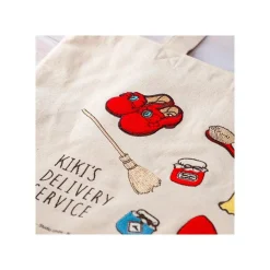 Embroidery Canvas Tote Bag Kiki - Kiki'S Delivery Service