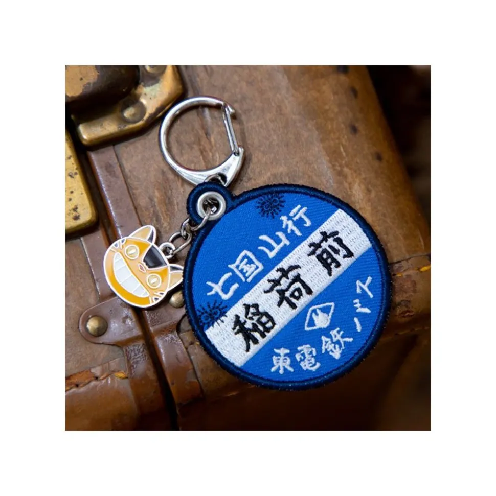 Embroidery Keychain Bus Stop - My Neighbor Totoro