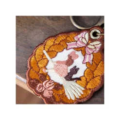 Embroidery Keychain Wreath Of Bread - Kiki'S Delivery Service