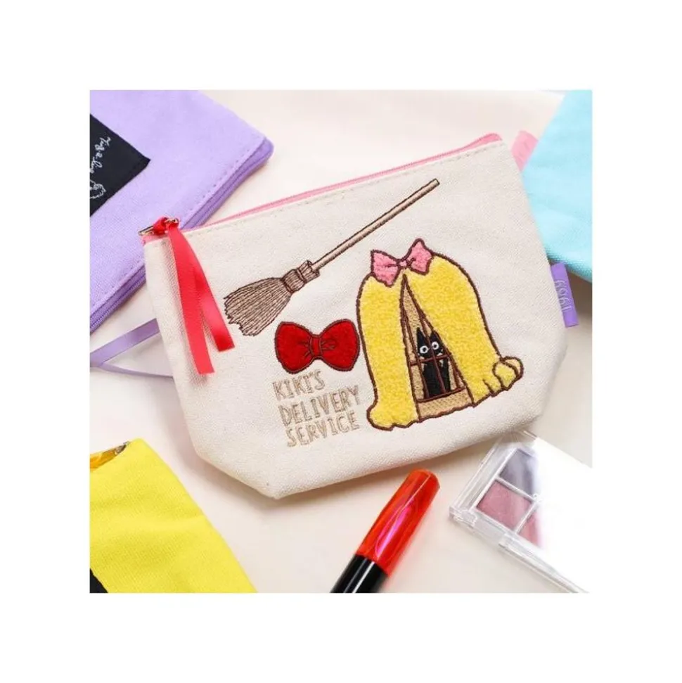 Embroidery Pouch Jiji In Cage - Kiki'S Delivery Service